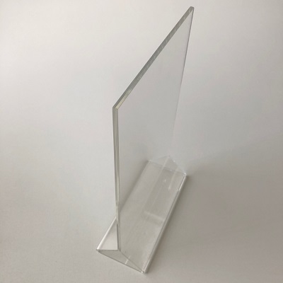Acryl bordhouder 12 stuks acryl plaats kaarthouders, 5,5 cm heldere